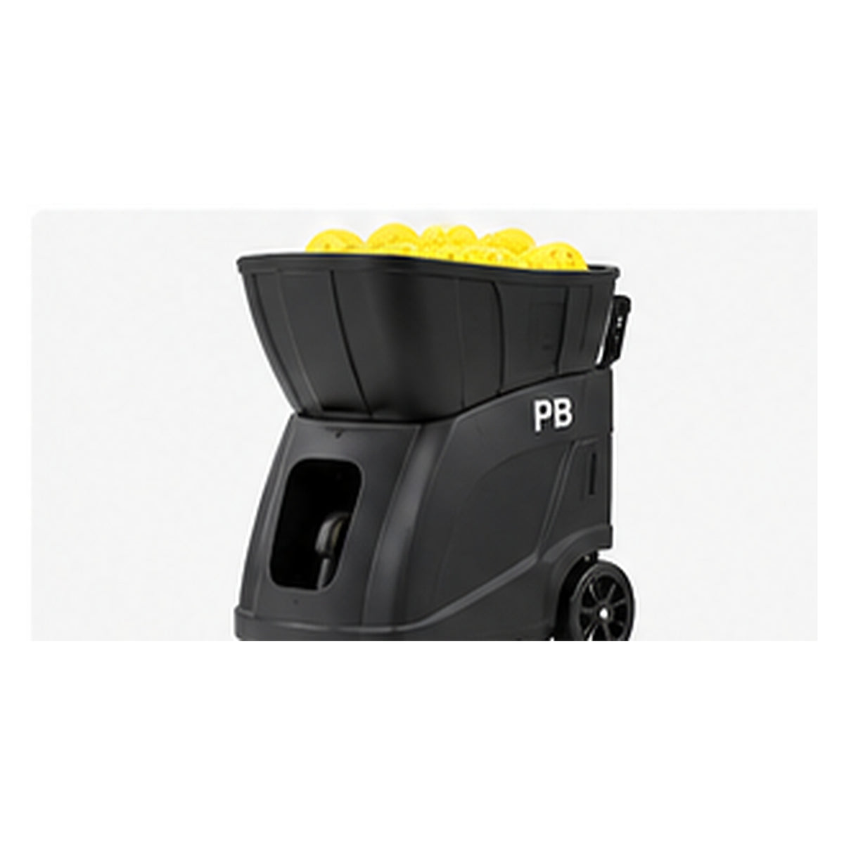 Pickleball training ball machine on white background